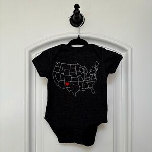 Santa Fe, New Mexico Gray Baby Onesie - 6m